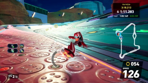 画像ギャラリー No.024のサムネイル画像 / ［プレイレポ］「ソニックレーシング クロスワールド」に青きヒーロー，ロックマン参戦。新しいアイテムとコースをひっさげ，ブルースと共に駆け抜ける