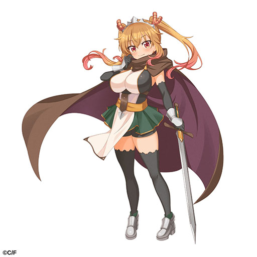 画像ギャラリー No.002のサムネイル画像 / 「小林さんちのメイドラゴン ファンタジア」,事前登録者数が5万人を突破