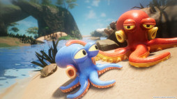 画像ギャラリー No.008のサムネイル画像 / タコが主人公のアクションADV「Darwin's Paradox!」,本日リリース。タコならではの能力を生かし,ステージごとのギミックを突破しよう