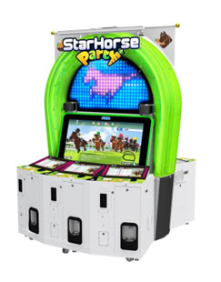 画像ギャラリー No.003のサムネイル画像 / 競馬メダルゲーム「StarHorse」シリーズのファミリー向けタイトル「StarHorseParty」,本日より全国のゲームセンターで順次稼働を開始