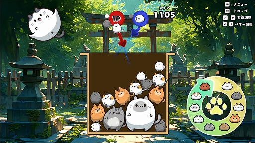 画像ギャラリー No.006のサムネイル画像 / かわいすぎる猫ちゃんたちをくっつけていく。落ちものマージパズル「ぷにゃん」,PC版を3月25日にSteamで配信