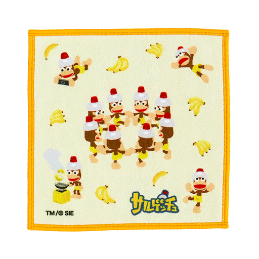 画像ギャラリー No.003のサムネイル画像 / 「どこでもいっしょ」「サルゲッチュ」のマイクロファイバーハンカチが5月2日に新登場。トロとクロの2ショットデザインがかわいらしい一品