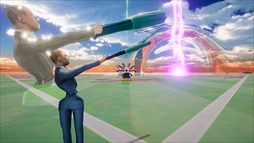 画像ギャラリー No.005のサムネイル画像 / 異様な姿のキャラが変化球に挑む。フィジカル系ホームランダービーゲーム「腕を振る、球を打つ」,Steamストアページを公開