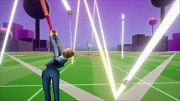 画像ギャラリー No.006のサムネイル画像 / 異様な姿のキャラが変化球に挑む。フィジカル系ホームランダービーゲーム「腕を振る、球を打つ」,Steamストアページを公開