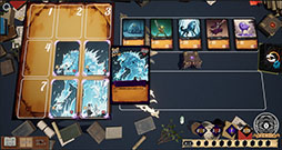 画像ギャラリー No.003のサムネイル画像 / 9枚のカードを組み合わせてデッキを組み,「配置」や「リンク」を活かして戦うオートバトラー「NOVEMS」,Steamストアページを公開