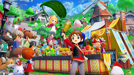 画像ギャラリー No.001のサムネイル画像 / 「牧場物語 Let's!風のグランドバザール」,ゲームを彩る「お祭り」の情報を公開。品評会で優勝すると,動物や作物をブランド化できる