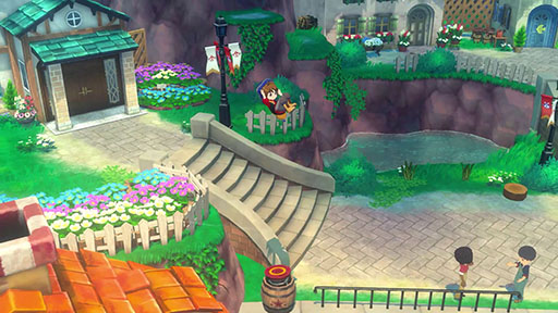 画像ギャラリー No.005のサムネイル画像 / 「牧場物語 Let's!風のグランドバザール」,風の力を使った要素「グライダー」「風車」の概要が公開に