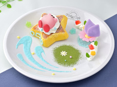 「カービィのエアライダー」をモチーフにした新メニューがカービィカフェに登場。フラリアをイメージしたフレンチトースト