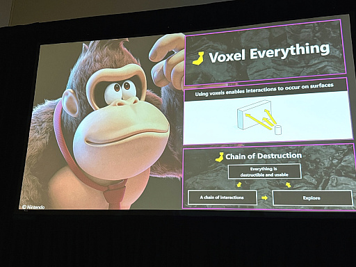 画像ギャラリー No.023のサムネイル画像 / 壊すほどに遊びが広がる「ドンキーコング バナンザ」のゲームデザイン［GDC 2026］