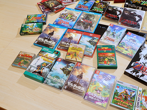 画像ギャラリー No.008のサムネイル画像 / リンクとゼルダの物語は，1枚の黄色いディスクから始まった。初代「ゼルダの伝説」と歴代シリーズのパッケージで祝う40周年