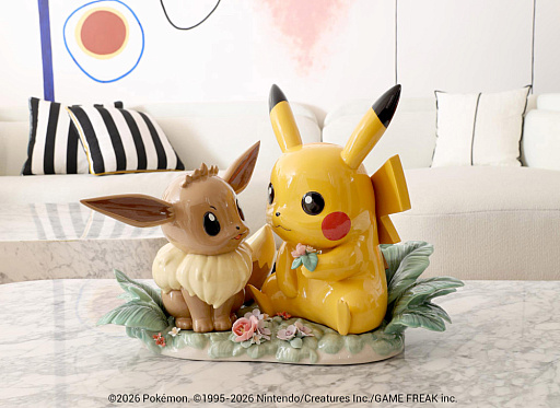 画像ギャラリー No.001のサムネイル画像 / ピカチュウ&イーブイの100万円のオブジェが登場。288体限定制作となる精緻な作品