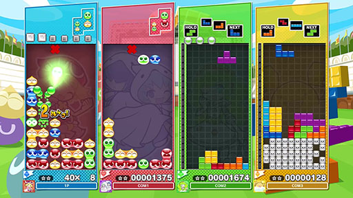 画像ギャラリー No.012のサムネイル画像 / 「ぷよぷよテトリス2S」,Nintendo Switch 2で本日発売。新モード「いっしょにぷよテト」を追加し,おすそわけ通信にも対応