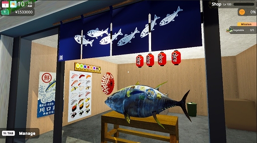 画像ギャラリー No.005のサムネイル画像 / 回転寿司屋経営ゲーム「回転寿司シミュレーター」，4月16日にリリース決定。デモ版から200種類以上の寿司や新たな設備などを追加