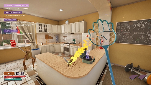 画像ギャラリー No.001のサムネイル画像 / 血を求める蚊たちと,究極の蚊除けを作る人間の飽くなき戦いが勃発! 1対4の非対称型アクション「The Mosquito Gang」,5月20日リリース