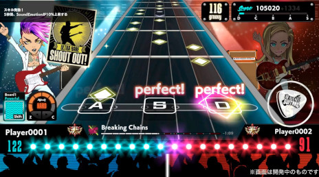 画像ギャラリー No.002のサムネイル画像 / エレキギターにフォーカスした対戦型音楽ゲーム「Heavenly Guitars」,PCブラウザ向けオープンβテストを開始。事前登録キャンペーンも開催中