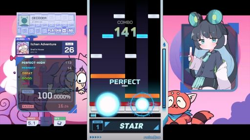 画像ギャラリー No.002のサムネイル画像 / 誰でも楽しく遊べるリズムゲーム「PLATiNA :: LAB」,早期アクセスをSteamで開始。研究員たちと一緒に世界の謎を解き明かそう