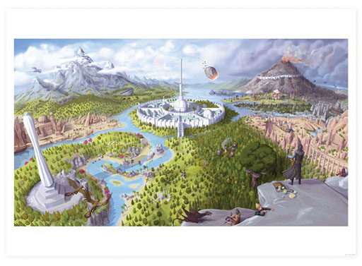 画像ギャラリー No.017のサムネイル画像 / 「TES IV: Oblivion」のリマスターを記念した新作の公式グッズが登場。熱狂的なファンのピンバッジやアートプリントなどをラインナップ