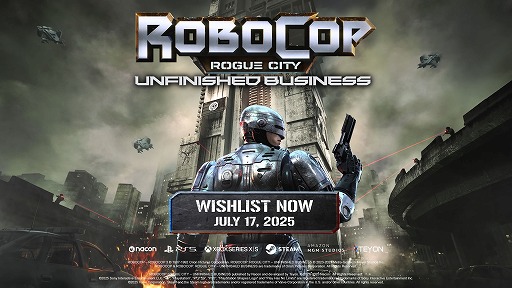 画像ギャラリー No.007のサムネイル画像 / 「RoboCop: Rogue City - Unfinished Business」,7月18日にリリース予定。ストーリートレイラーも公開に