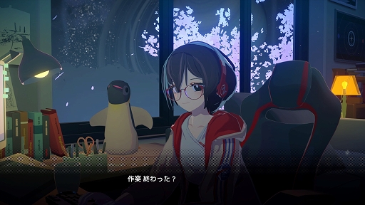 画像ギャラリー No.003のサムネイル画像 / チルいBGMや環境音とともに,少女と同じリズムでデスクワーク。作業用ADV「Chill with You : Lo-Fi Story」が発表に