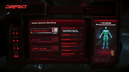 画像ギャラリー No.004のサムネイル画像 / サイバーパンクな近未来を舞台にした分隊協力型FPS「DEFECT」,ゲームプレイトレイラーを公開。HUDなしの没入感と臨場感の高さが魅力