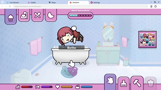 画像ギャラリー No.003のサムネイル画像 / ホロメンの世話をしながら影響力を高める放置系ゲーム「Holoidle」,Steamで6月6日にリリース