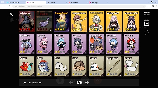 画像ギャラリー No.005のサムネイル画像 / ホロメンの世話をしながら影響力を高める放置系ゲーム「Holoidle」,Steamで6月6日にリリース