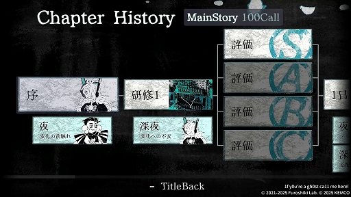 画像ギャラリー No.004のサムネイル画像 / 冥界のコールセンターで幽霊の声を聞き分ける。ノベルACT「1f y0u're a gh0st ca11 me here!」,コンシューマ機向けに6月6日に発売