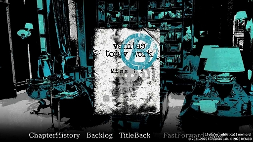 画像ギャラリー No.006のサムネイル画像 / 冥界のコールセンターで幽霊の声を聞き分ける。ノベルACT「1f y0u're a gh0st ca11 me here!」,コンシューマ機向けに6月6日に発売