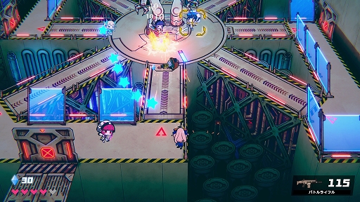 画像ギャラリー No.002のサムネイル画像 / デフォルメキャラがかわいらしい,美少女×銃器なローグライクACT「ガンナーちゃん!」,Steamで本日リリース