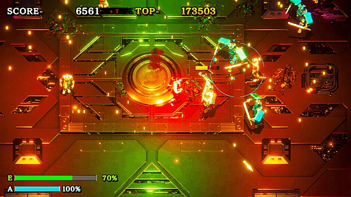 画像ギャラリー No.004のサムネイル画像 / アーケード風2Dアクション「NINJA REVENGER」,Switch版を6月5日に配信開始。サイバーニンジャとなり,迫り来る無数の敵と戦っていく