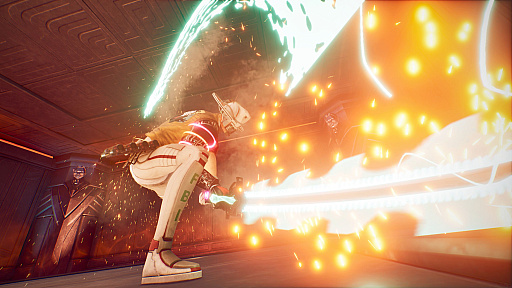 画像ギャラリー No.008のサムネイル画像 / GhMの新作「ROMEO IS A DEAD MAN」，配信開始。FBI時空特別捜査官となり，時空を行き来しながら指名手配犯たちを追跡するアクションADV