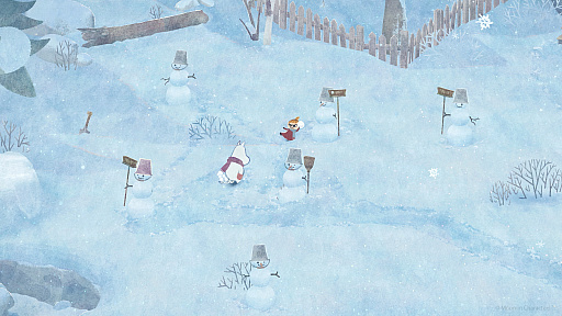 画像ギャラリー No.010のサムネイル画像 / 「ムーミントロール：冬のぬくもり」のリリース日が4月28日に決定。雪に覆われたムーミン谷が舞台のアドベンチャーゲーム