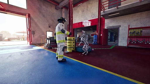 画像ギャラリー No.002のサムネイル画像 / 「Firefighting Simulator: Ignite」,同梱パックの情報を公開。ダルメシアンの消防犬と1950年代風レトロ消防ヘルメットを収録