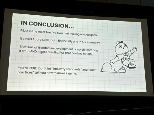 画像ギャラリー No.021のサムネイル画像 / 話題の協力型登山ゲーム「PEAK」はどう作られたのか。人と遊ぶゲームを，人と向き合って作った1か月［GDC 2026］