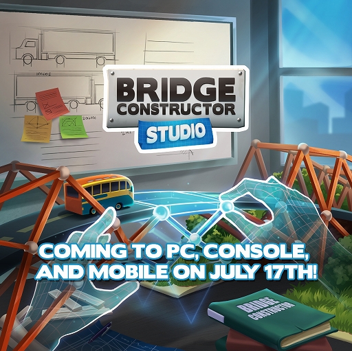 画像ギャラリー No.008のサムネイル画像 / 自由に橋を建築して車両を渡らせる物理演算パズル「Bridge Constructor Studio」,PC/コンシューマ/スマホ向けに7月18日リリース決定