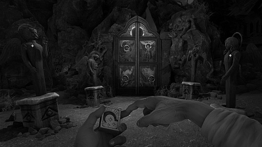 画像ギャラリー No.004のサムネイル画像 / マッチの小さな明かりを頼りに陰鬱な森を探索。スラヴ民話が題材のホラーADV「ひとつ目のリーホ」,7月28日にSteamで発売