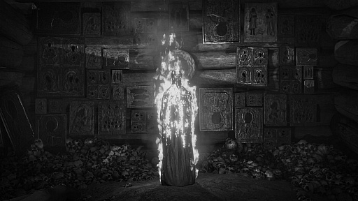 画像ギャラリー No.005のサムネイル画像 / マッチの小さな明かりを頼りに陰鬱な森を探索。スラヴ民話が題材のホラーADV「ひとつ目のリーホ」,7月28日にSteamで発売