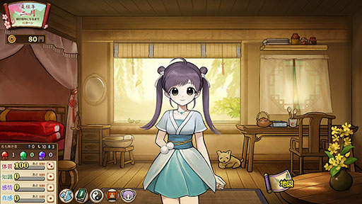 画像ギャラリー No.002のサムネイル画像 / 「明月の娘」のSteamストアページが公開に。濃厚な武侠ストーリーを軸に戦闘や経営シムの要素を盛り込んだ美少女育成ゲーム