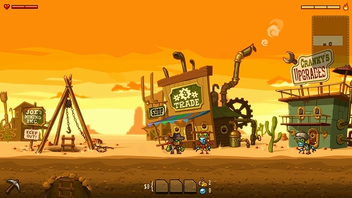 画像ギャラリー No.001のサムネイル画像 / 「SteamWorld Dig」,Steamで無料配布を実施中。採掘ロボットとなって鉱山の奥に潜む謎を解き明かすアクションADV