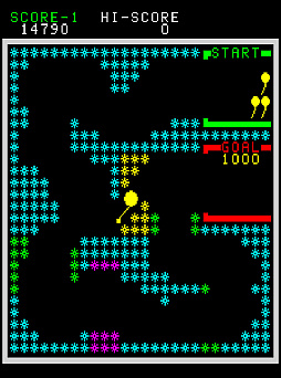 画像ギャラリー No.004のサムネイル画像 / 「クレイジーバルーン」,アーケードアーカイブスで6月26日に配信。左右に揺れ続ける風船を操作してイバラの迷路のゴールを目指せ