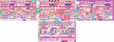 画像ギャラリー No.004のサムネイル画像 / PC版「バブルボブル シュガーダンジョン」入るたびに構造が変化する巨大ステージ「キャッスル」が登場。プロデューサーレターvol.3を公開