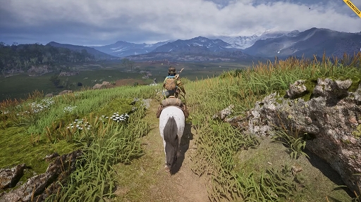 画像ギャラリー No.002のサムネイル画像 / モンゴル帝国の伝令使として愛馬とともに野山を駆け巡る。オープンワールド型ADV「The Legend of Khiimori」，ゲームプレイトレイラーを公開