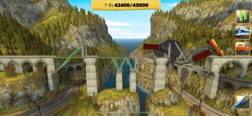 画像ギャラリー No.008のサムネイル画像 / 道がなければ橋を架ければいいじゃない。物理シミュレーションパズル「Bridge Constructor+」(今日から始めろApple Arcade #42)