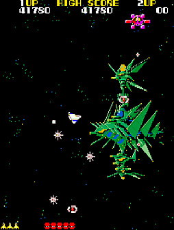 画像ギャラリー No.005のサムネイル画像 / 敵基地の中心部を目指して戦う横スクロールSTG。「スティンガー」がアーケードアーカイブスで登場