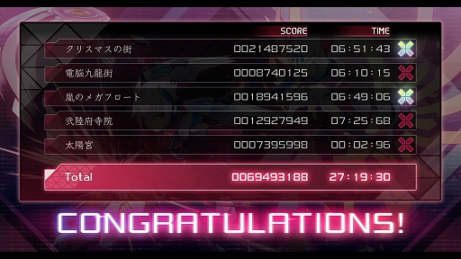 画像ギャラリー No.016のサムネイル画像 / 「蒼き雷霆 ガンヴォルト トライアングル エディション」,大型無償アップデートVer.1.3.0を実施。スピードランモード「CONNECT X」を実装