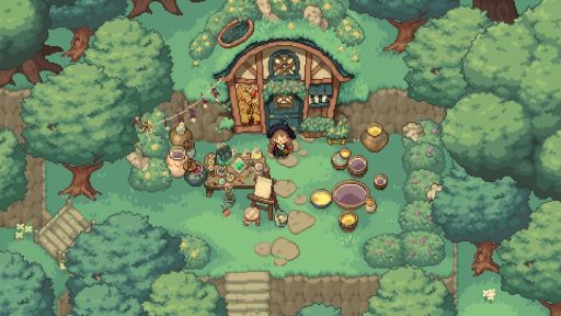 画像ギャラリー No.002のサムネイル画像 / 見習い魔女になって,不思議な森でのんびりとした日常を送る癒し系ADV「Little Witch in the Woods」,正式版を9月4日にリリース