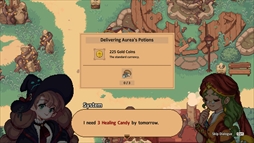 画像ギャラリー No.009のサムネイル画像 / 箒に乗って,見習い魔女がさまざまな場所を探索。癒し系ADV「Little Witch in the Woods」,正式リリース