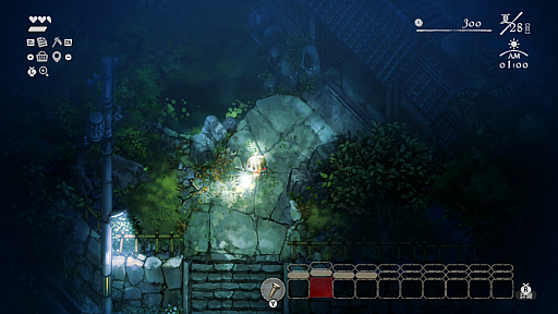 画像ギャラリー No.009のサムネイル画像 / 「夜廻」スタッフの最新作「ほの暮しの庭」，不気味すぎる夜の村の情報を公開。掟を破って深夜の村を探索し，住民たちの秘密に迫る