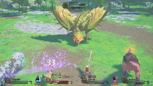 画像ギャラリー No.024のサムネイル画像 / ［プレイレポ］「モンスターハンターストーリーズ3　〜運命の双竜〜」，爽快感が増したバトルや新たなオトモン育成などを体験