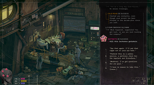 画像ギャラリー No.006のサムネイル画像 / 卓越した能力を持ちながら苦悩する主人公が絶望的な任務に挑む。ZA/UMが贈る新作RPG「ZERO PARADES: For Dead Spies」PC版,2026年5月21日に発売決定